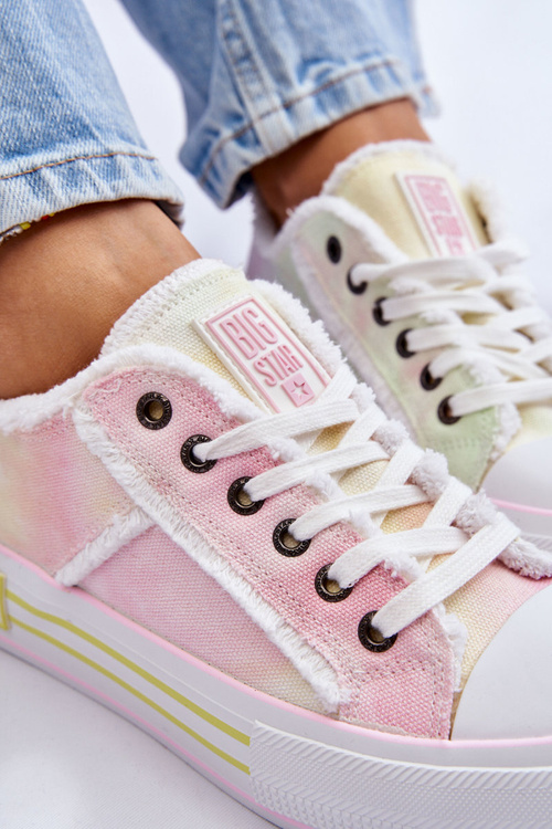 Dámske nízke tenisky Big Star LL274174 multikolor