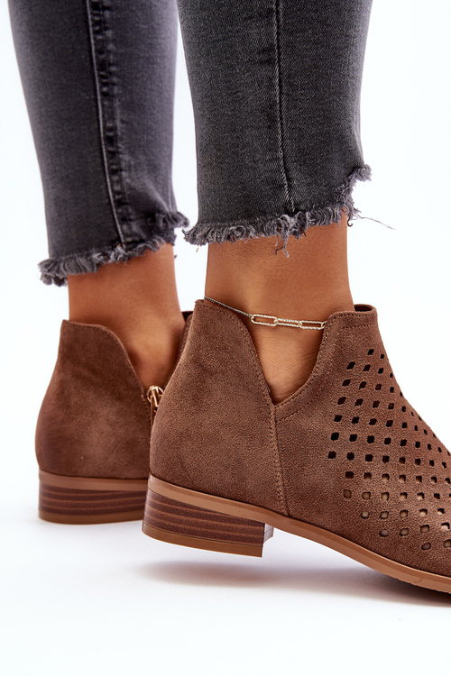 Ženské semišové topánky pre béžu Belliano