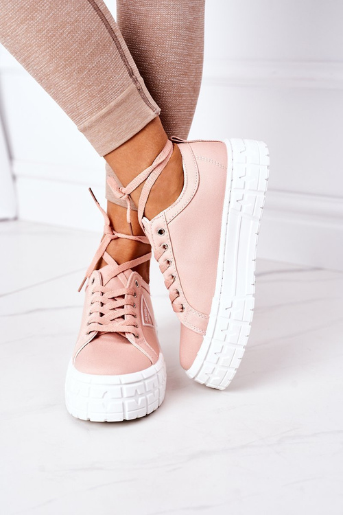 Dámské Tenisky Na Platformě Růžové Big City Life