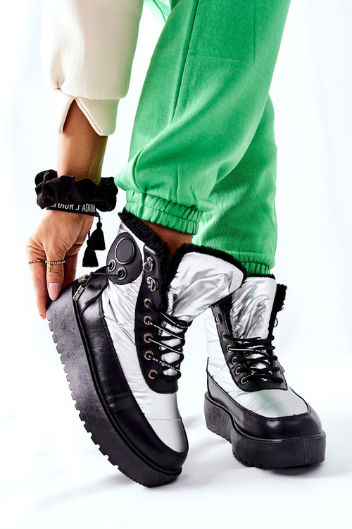 Ženské izolované snehové topánky Silver Kennilis