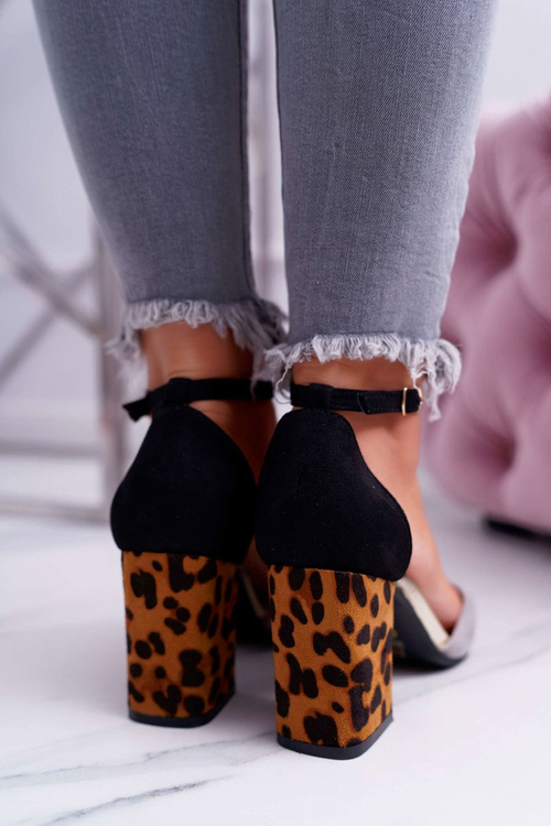 Dámske čerpadlá na stĺpe Panthers Gray Ferri