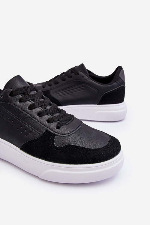 Pánska Čierna čipka Castiel -up Sports Shoe Shoes