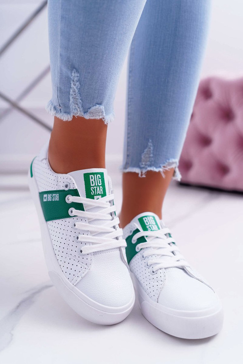 Dámské Tenisky Big Star Bílo-zelené EE274336
