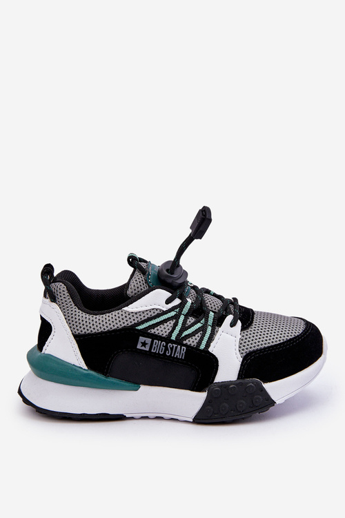 Dětská sportovní obuv Memory Foam System Big Star LL374217 Černá a šedá