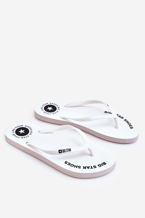 Pohodlné flip -flops Big Star LL274795 biela
