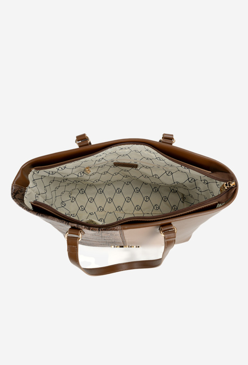 Kabelka Shopper Zvířecí Vzor NOBO BAG5740-M17 Hnědá