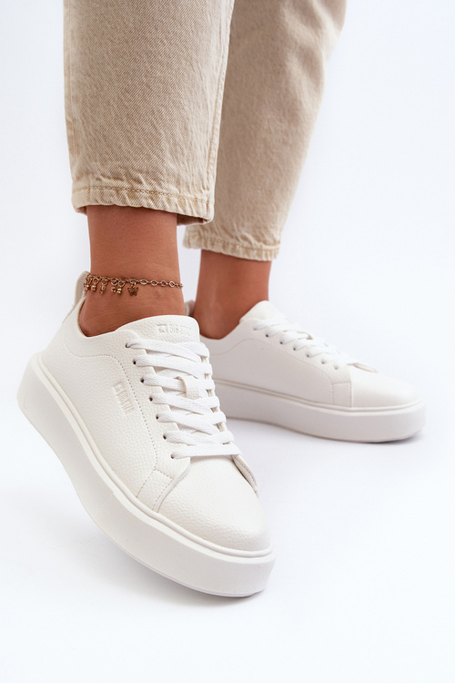 Ľahké dámske tenisky Big Star NN274322 Memory Foam System Biele