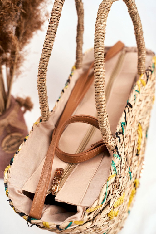 Plážová Dámská Kabelka Slámový Košík Nobo NBAG-XI0540-C015