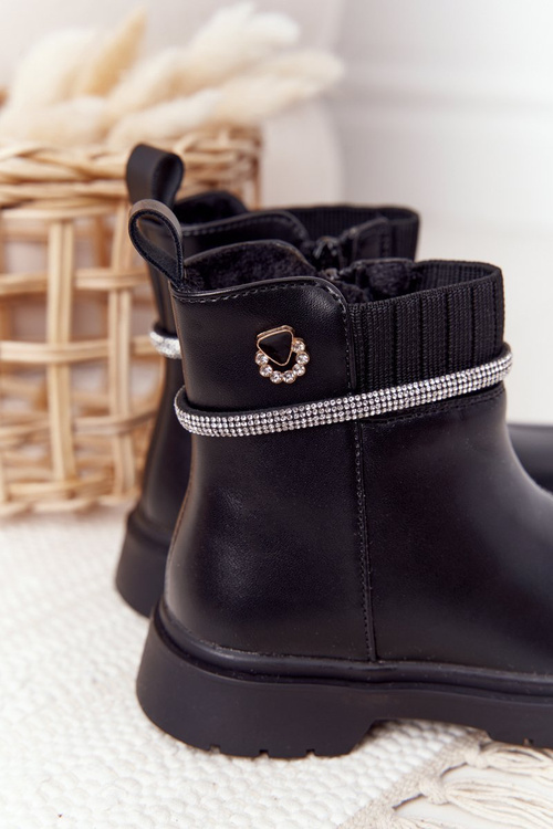 Dětské Boty S Flitry Černé Toffees