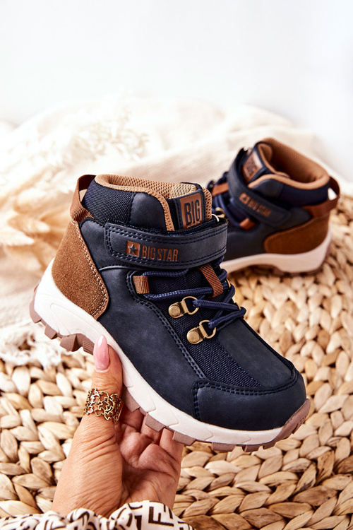 Dětské Trekking Boty Big Star II374098 tmavé modré