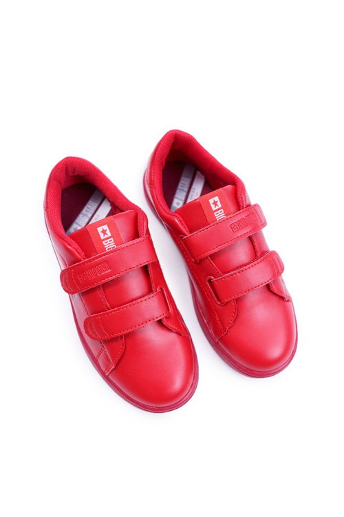 Dětské Tenisky Na Suchý Zip Big Star DD374030 Čerwené