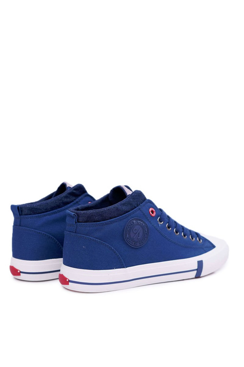 Pánske krížové džínsy Sneaker High Material Navy DD1R4057