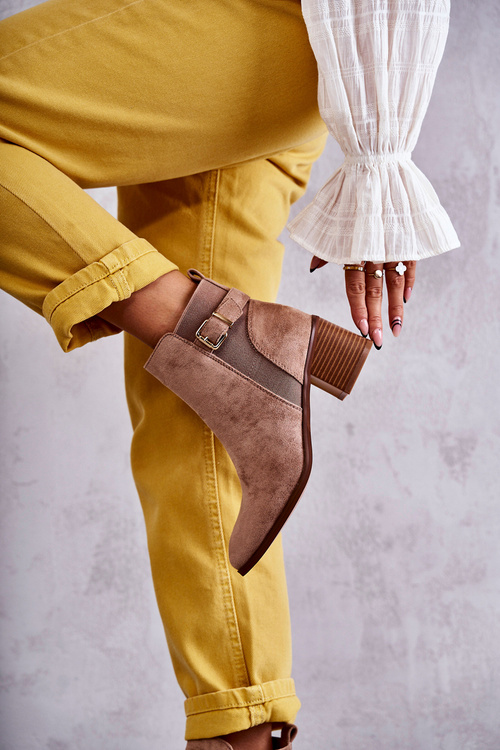 Semišové topánky na hnedom stĺpiku Vannes