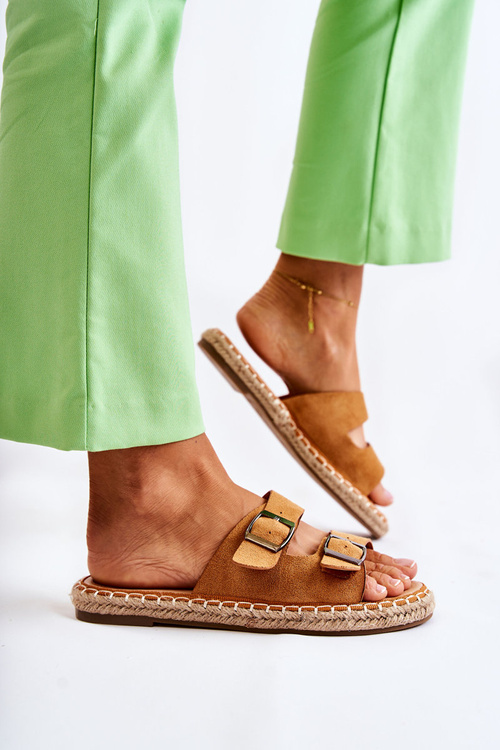 Camel Casilda Classic Suede Women's Plippers