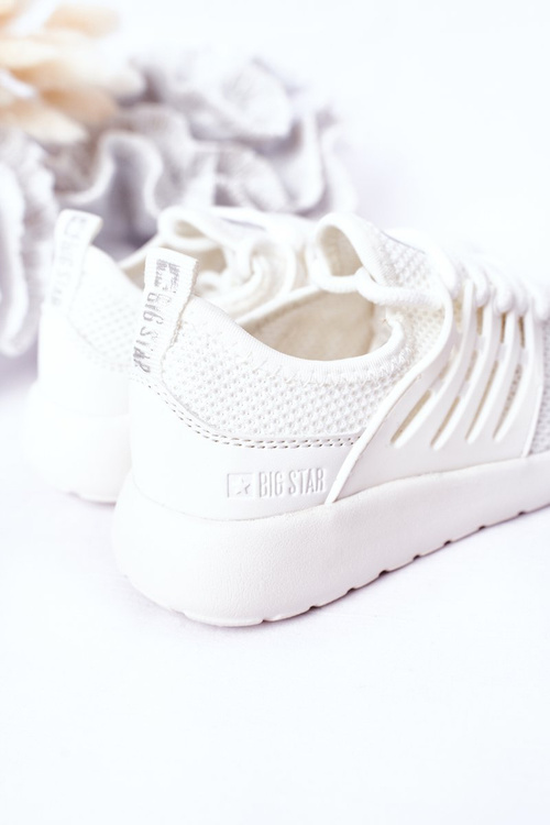 Dětské Sportovní Obuv Sneakersy Big Star HH374215 Bílé