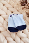 Detské klasické modré vatové ponožky