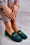 Suede Classic Green Loafers Roddie