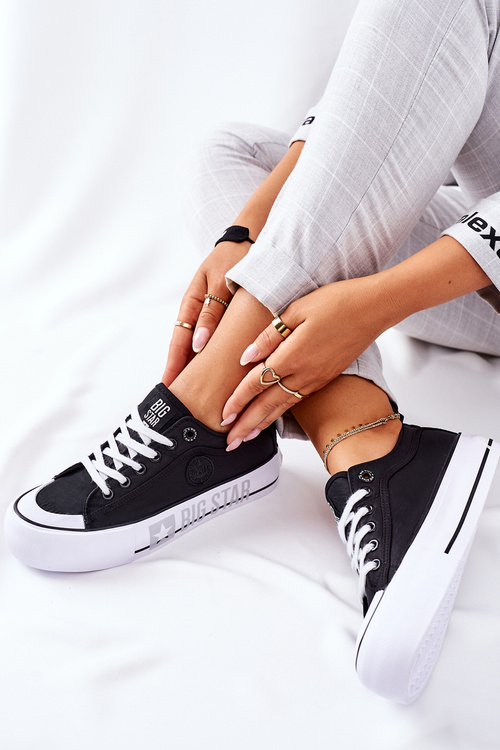 Tenisky Na Platformě BIG STAR II274019 Černé