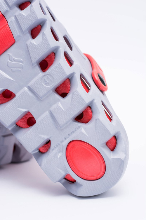 Šedá pánska záhradná svetlo Eva Kroksa papuče