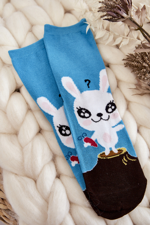 Zábavné ponožky žien so zvieratami 5-PAK multikolor