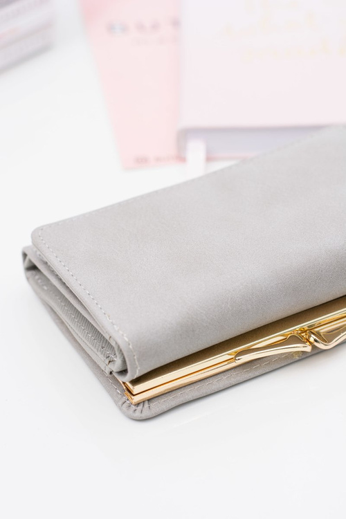 Small Women's Grey Wallet On Bigiel