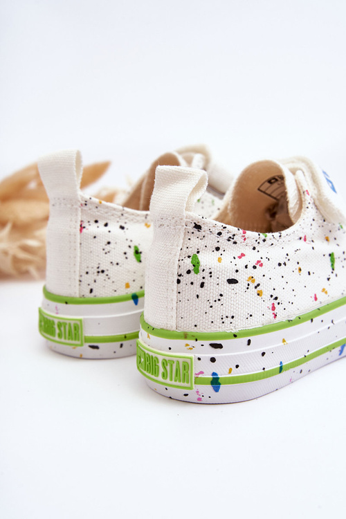 Dětské trampky s rzepem Big Star LL374062 Bílé