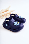Detské žabky flops Befado Bear 159x110 NAVY BLUE