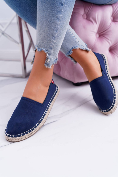 Dámské Espadrilky Big Star Tmavě Modré DD274A151
