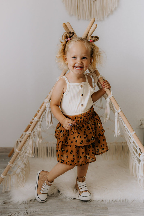 Dětské vysoké tenisky Růžové zlato Catrina