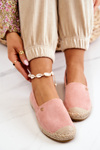 Ženský semiš Espadrilles Pink Joaquin