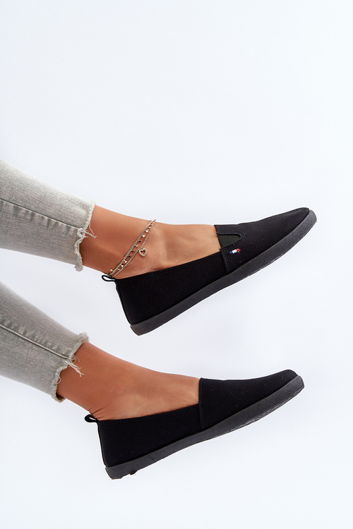 Dámské černé tenisky slip-on Adrancia