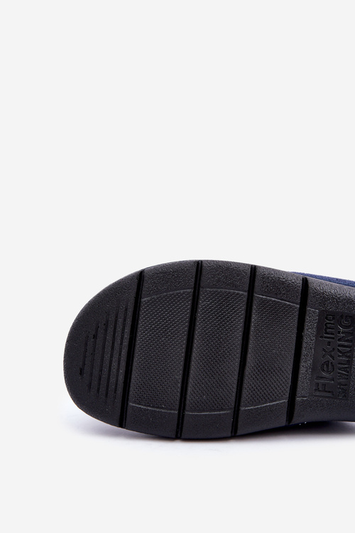 Pohodlná Pánská Domácí Obuv Pantofle Inblu 91000027 Tmavě Modrá