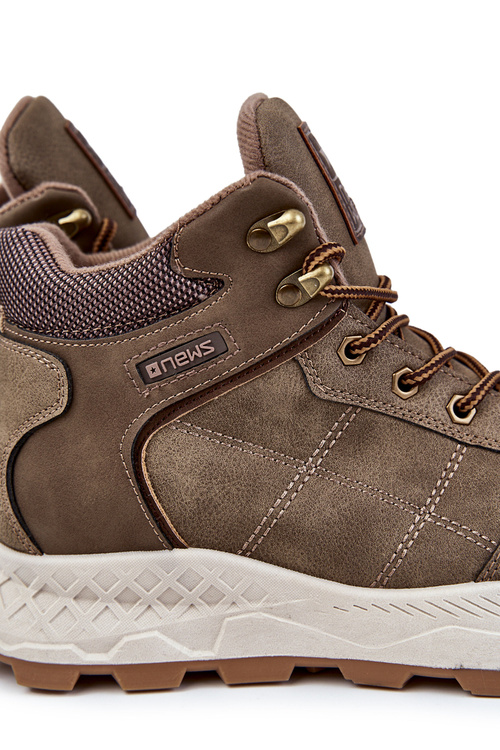 Pánské zateplené boty Trappers Khaki Allan