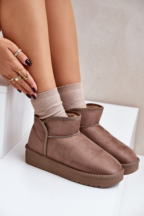 Dámske Snehule Na Platforme D.Franklin DFSH370010 Taupe