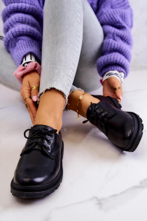 Dámské klasické brogues Oxford Černá Colton