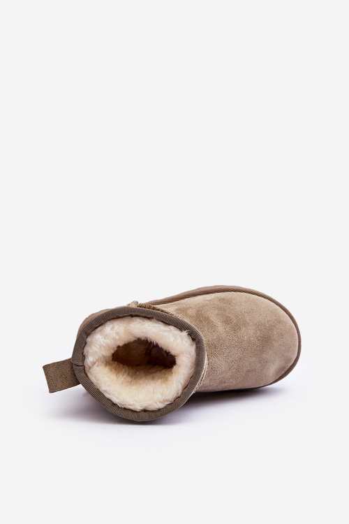 Detské snehové topánky izolované zelené Nallita