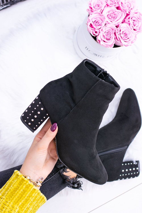 Teplé dámske topánky na stĺpiku Čierny Jokasta