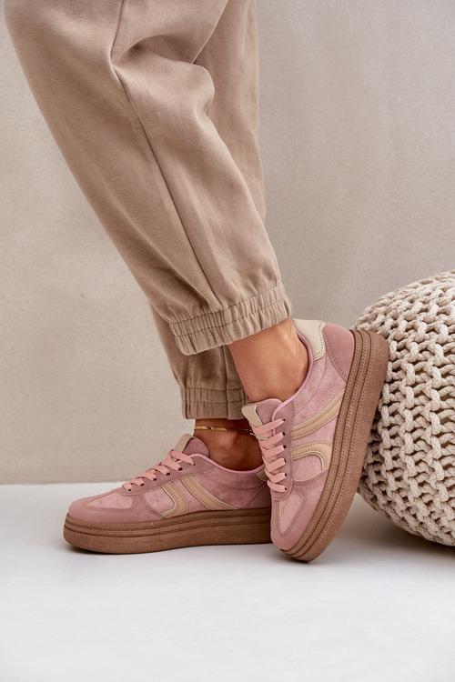 Dámske Tenisky Na Platforme Ružové Lesida