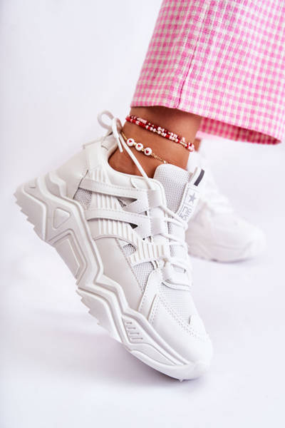 Dámská Sportovní Obuv Sneakersy Bíle Daren