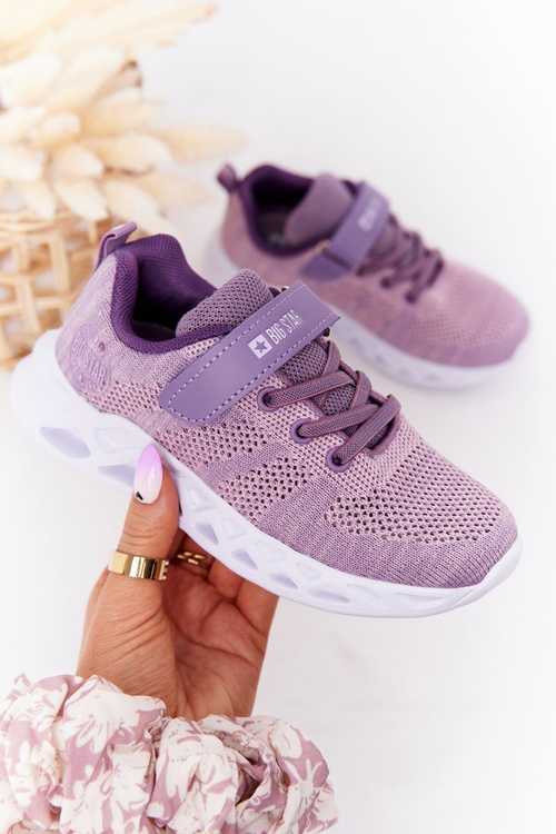 Detské športové topánky tenisky Big Star HH374183 Purple