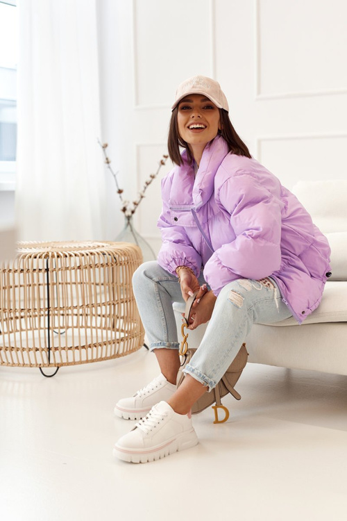 Dámske tenisky na platforme White Pink Riri