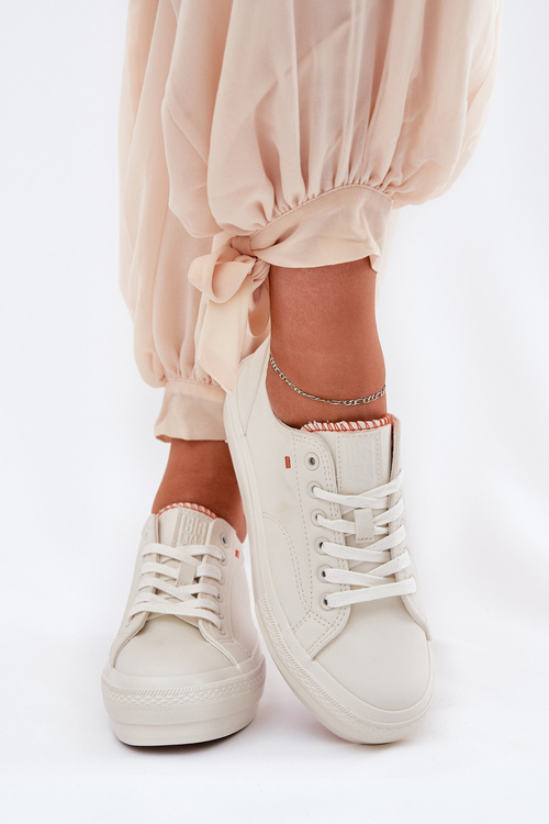 Dámske Tenisky Z Eko Kože Big Star RR274A297 Svetlo Béžové