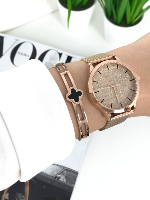 Dámské Hodinky Michael John Crux Gold Glitter