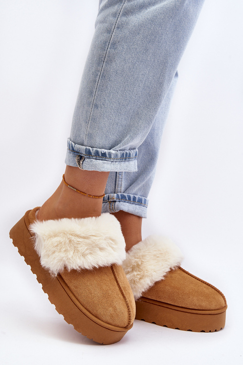 Dámske snehové topánky na platforme Camel Phiniopus