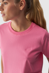 Hladké dámské tričko Regular 4F Růžové 4FWAW24TTSHF1650-54S
