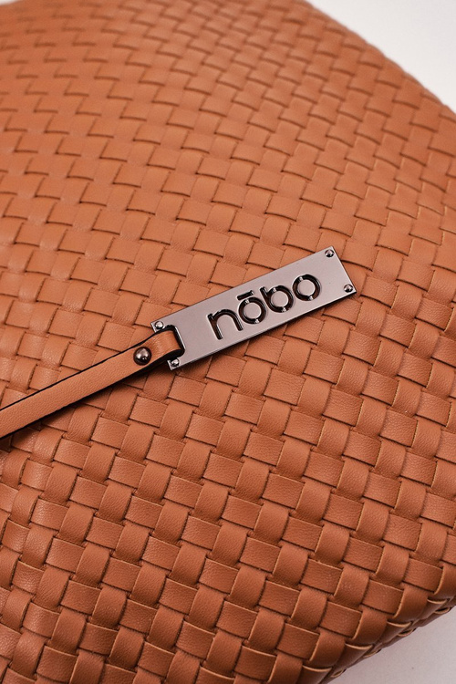 Dámská Opletená Nákupní Kabelka NOBO NBAG-K1320 Hnědá