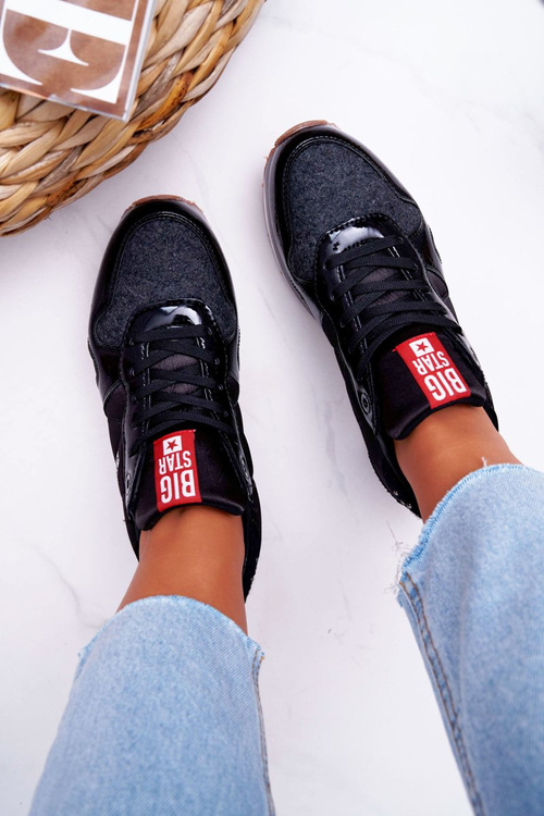 Dámske športové topánky Big Star Black EE274721
