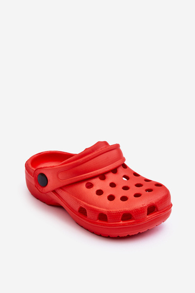 Dětská pěna Crocs Slides Červené Percy