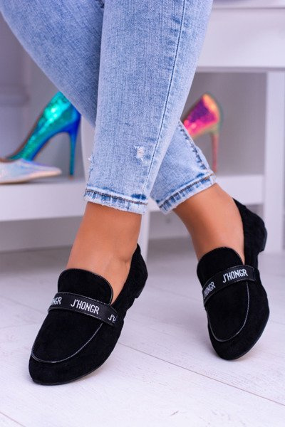 Mokasíny černé ženy Lu Boo Horten