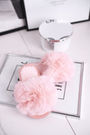 Dětské Pantofle s Kožešinově Jasne Růžové Snow Ball